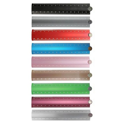 30cm folding ruler aluminum - folding,