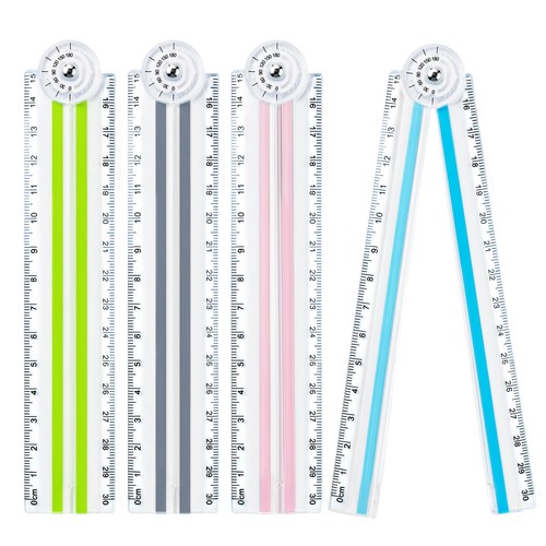 4pcs folding ruler 30cm - folding, 30cm,ruler