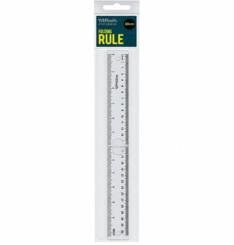 Whsmith clear 30cm folding - whsmith,
