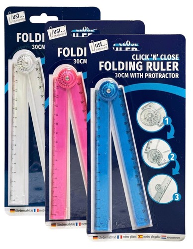30cm folding ruler - folding, acrylic