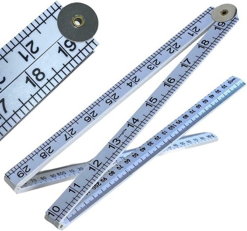 Metre long folding ruler - folding,