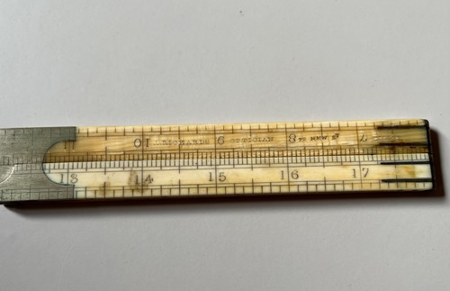 Vintage bone and brass 24in - vintage,