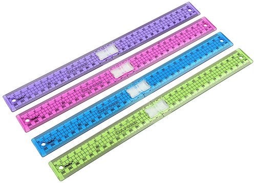 Helix folding ruler - folding, 30cm/300mm