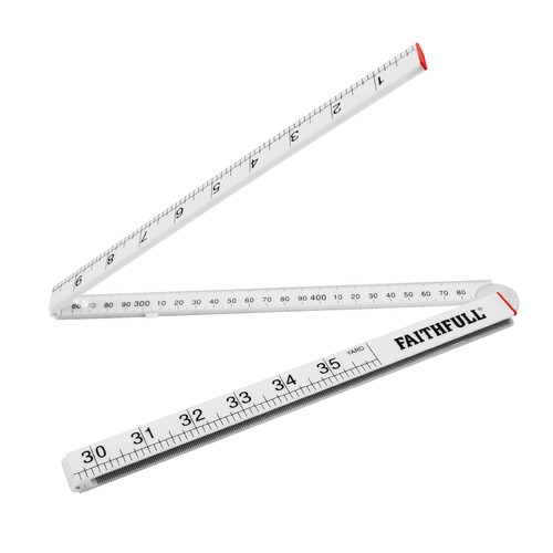 Faithfull folding rule metre - faithfull, 1