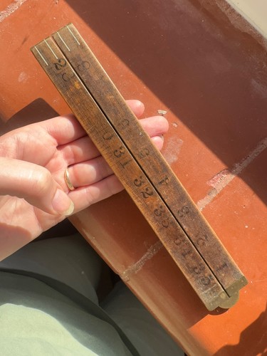 Antique folding wooden - , yard