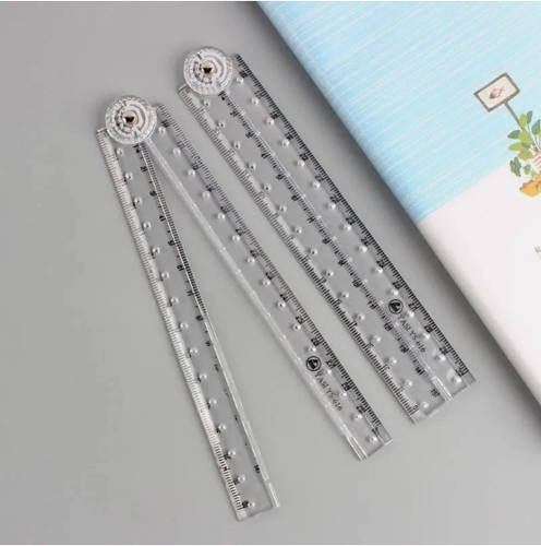 Folding acrylic ruler portable - folding,