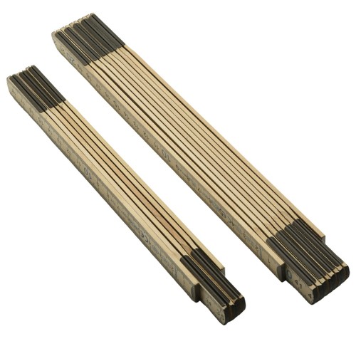 Folding wooden rule measure - folding,