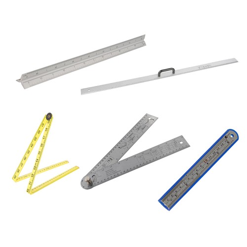 Double side metal ruler - double,