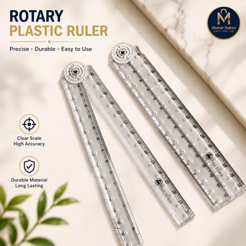 Folding acrylic ruler - acrylic, portable