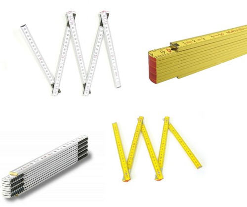 Wooden folding ruler with - wooden,