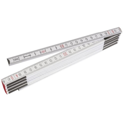 Meters folding wooden ruler - 2,