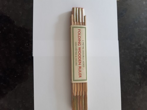 Folding wooden ruler - ruler, in