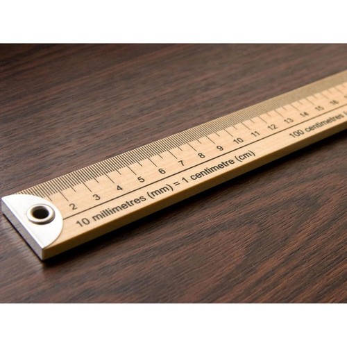 Wooden metre ruler stick - wooden,