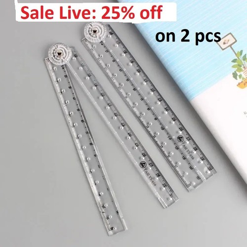 Folding acrylic ruler - folding,