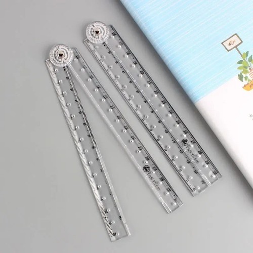 Folding acrylic ruler portable - ruler,