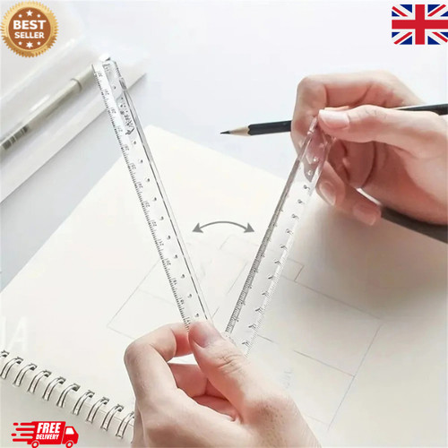 30cm folding ruler clear - 30cm,