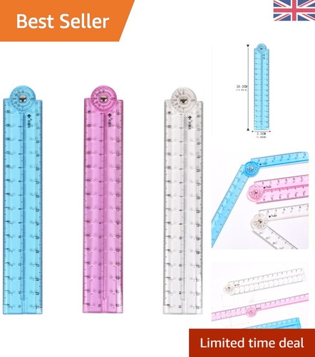 3pcs clear foldable measuring - clear,
